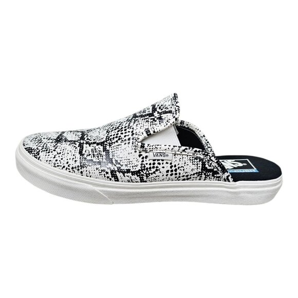 Vans Mule Sf Snake Marshmallow Slip-On Ultracush Black And White Sneaker Shoe - Picture 2 of 11